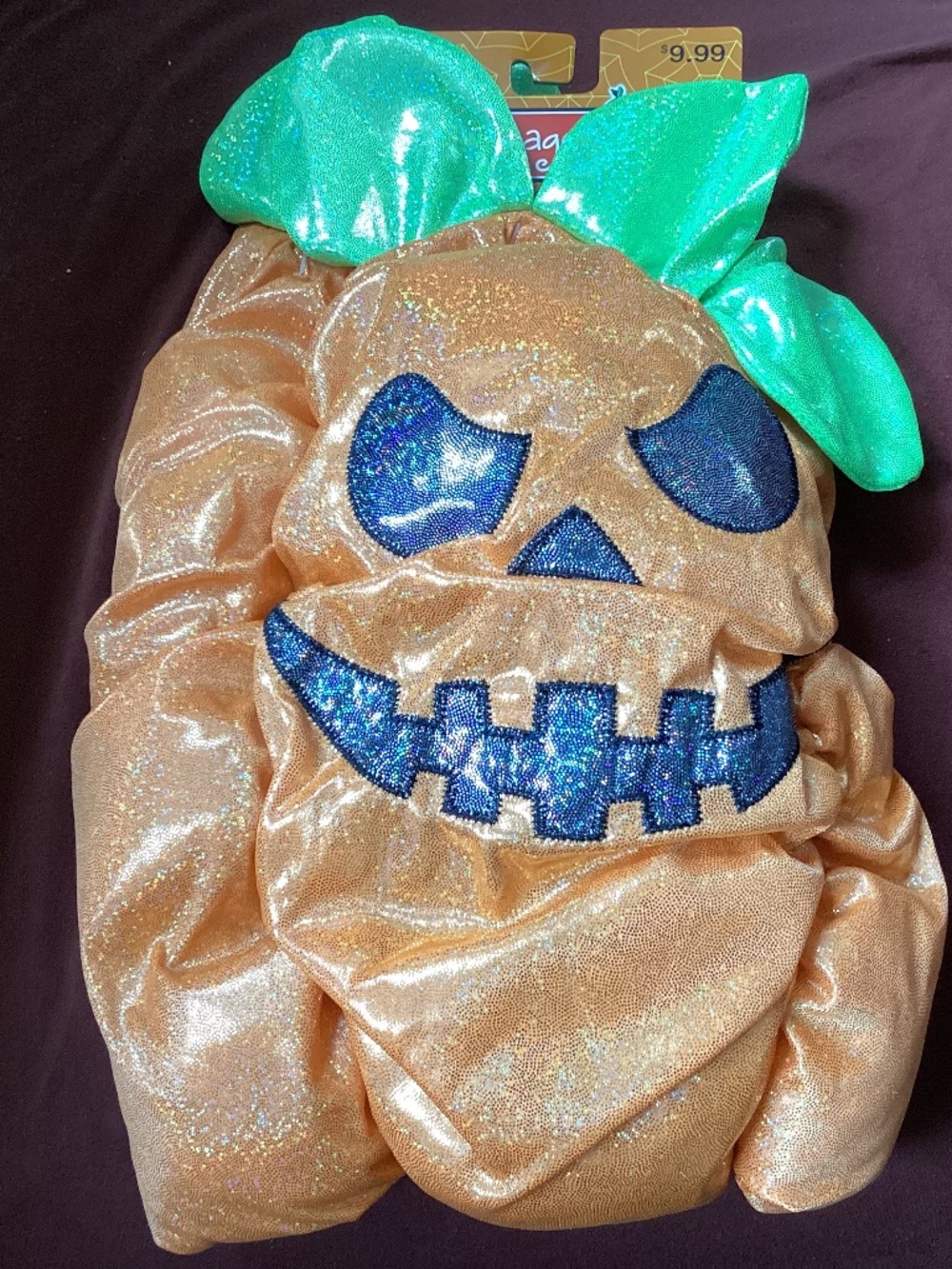 Spooky Village Pumpkin Pet Costume Medium New with tag
